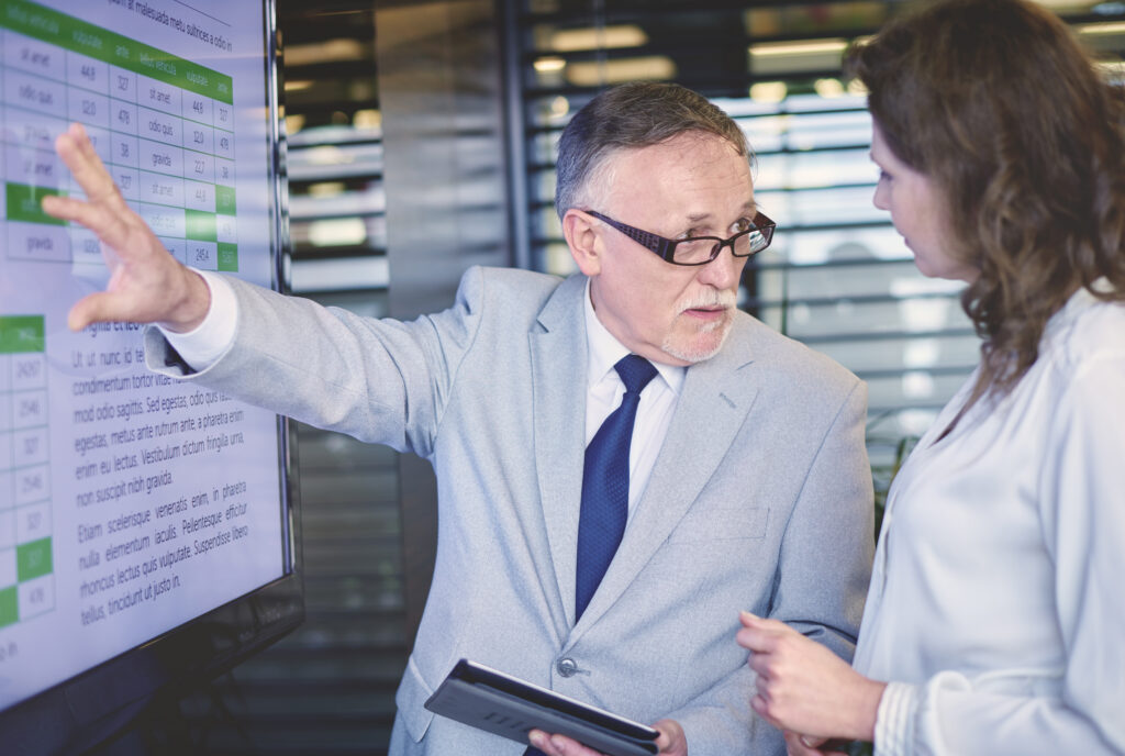 picture of professional business presentation