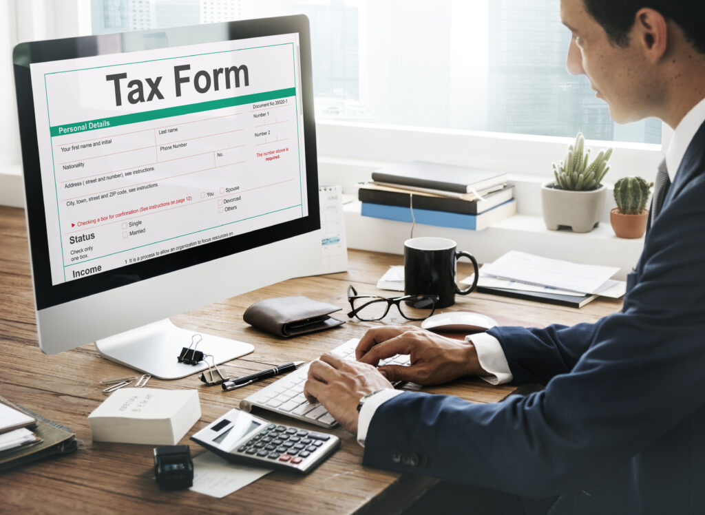 tax credits claim return deduction refund concept