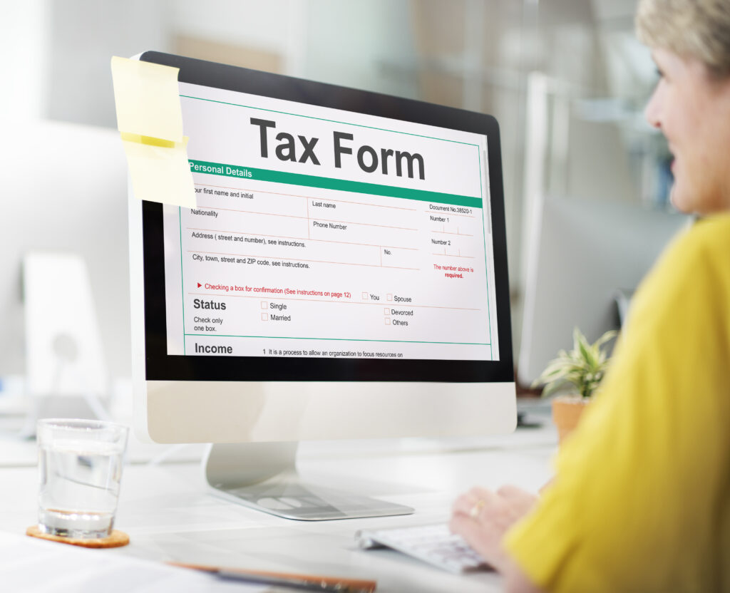 tax credits claim return deduction refund concept
