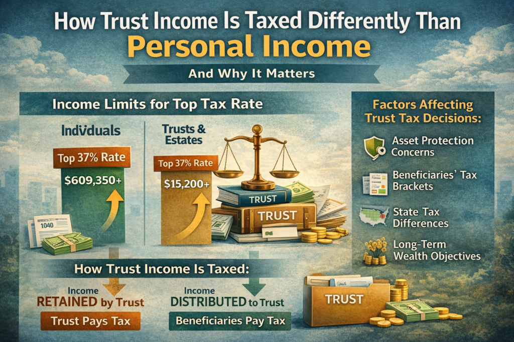 How Trust Income Is Taxed Differently Than Personal Income (And Why It Matters)